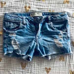 Zara Girls Denim Shorts
